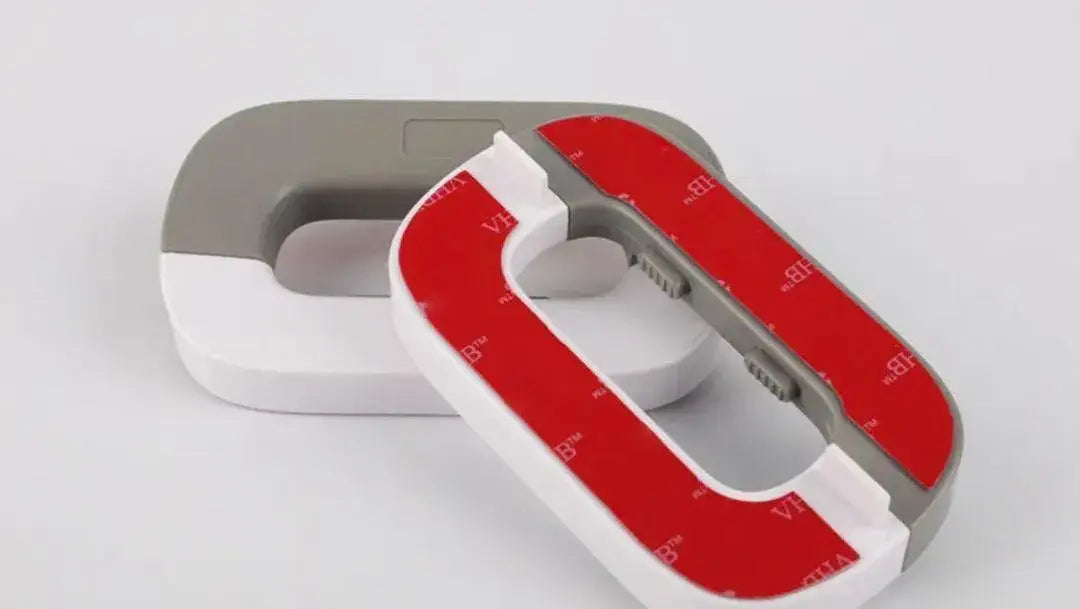 Fridge Drawer Lock Grey White ABS Plastic