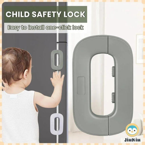 Fridge Drawer Lock Grey White ABS Plastic