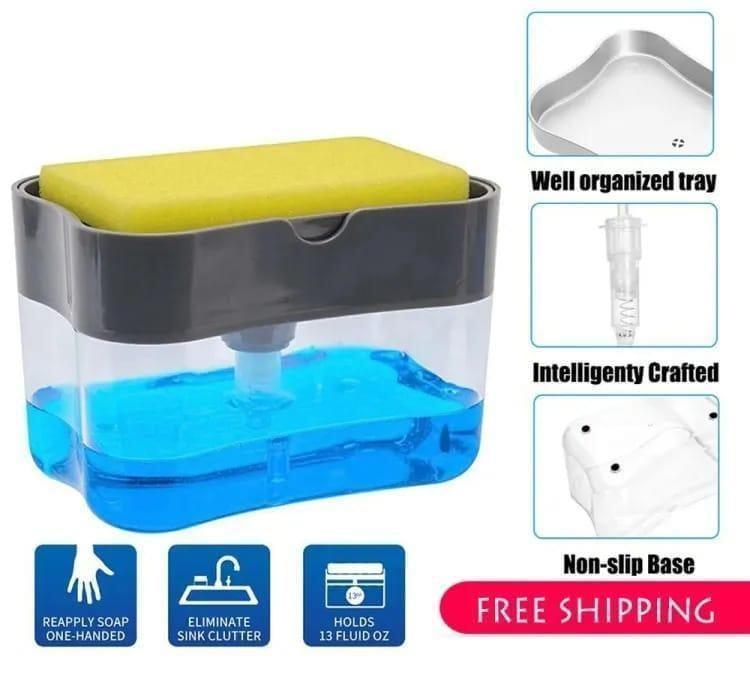 Premium Quality Soap Dispenser Multicolor Plastic 5"
