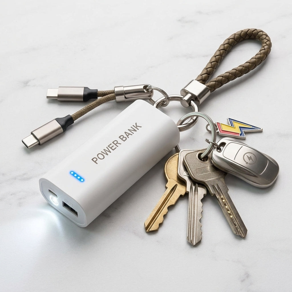 2-Section 18650 Power Bank with Detachable Back Cover