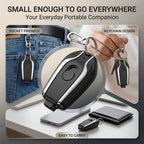 Ultra-Light Retractable Power Bank Black 1.4oz ABS