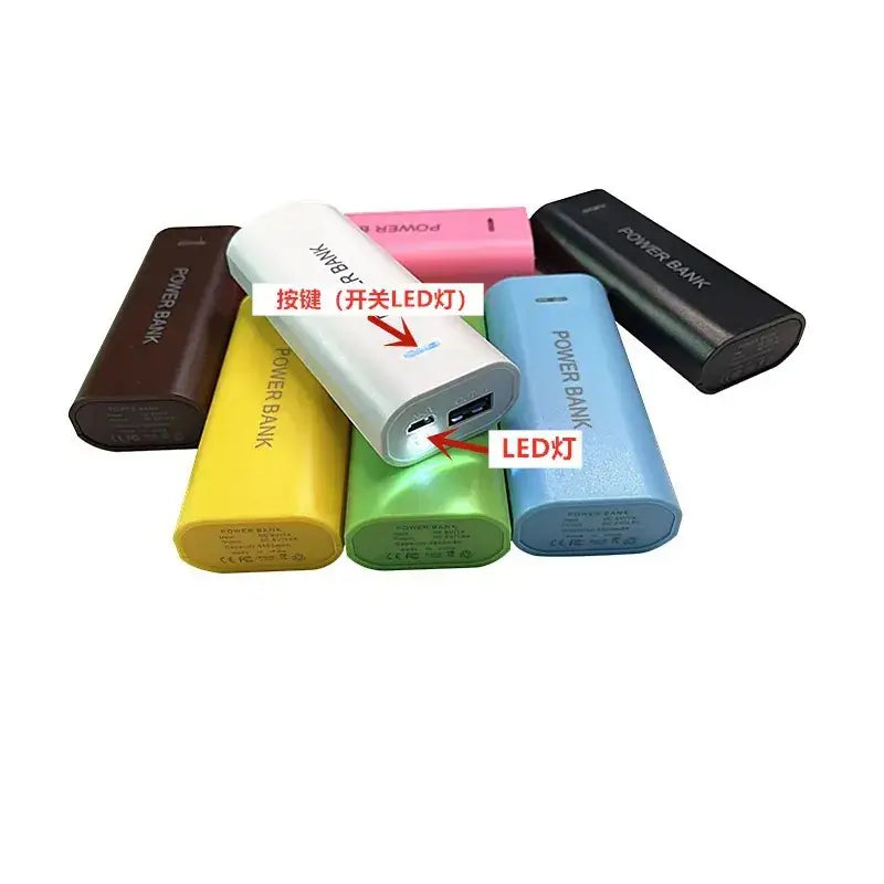 2-Section 18650 Power Bank with Detachable Back Cover
